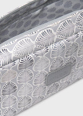 Neceser Estampado Hojas Gris Mayoral Detalle